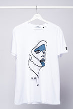 Load image into Gallery viewer, Basic T-shirt with stamp - White