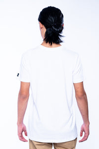 Camiseta básica con sello - Blanco